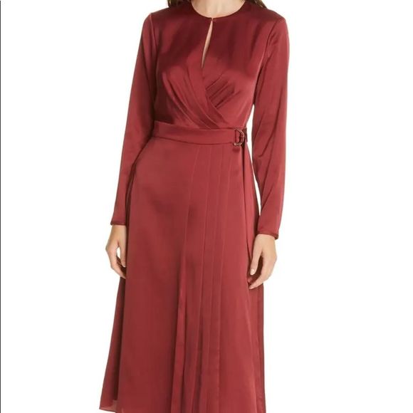 Ted Baker Neenha Long Sleeve Wrap Dress 